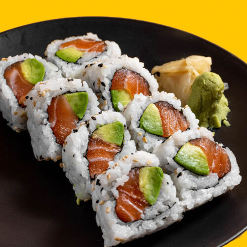 Salmon avocado roll